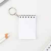 Брелок для ключей блокнот &laquo;Для гениальных идей&raquo;, 5,5 х 7,5 см