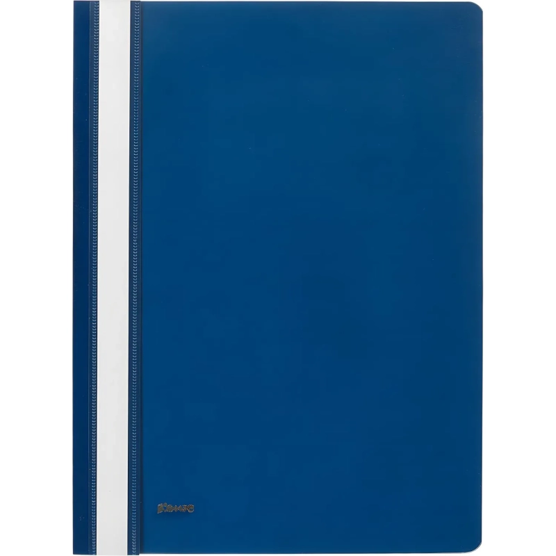 Скоросшиватель пластиковый Комус А4 синий 1810