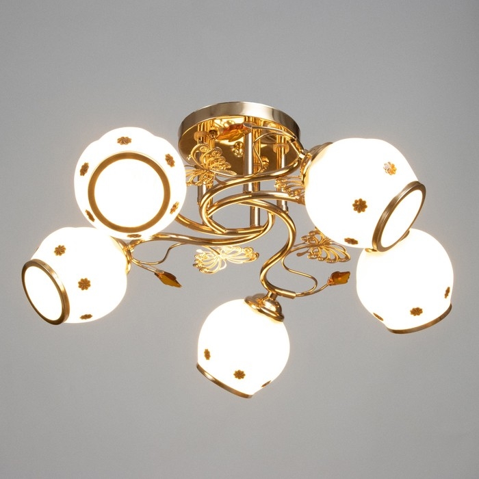 Люстра Люстра "Велма" 5х40Вт Е27 Золото МОДЕЛЬ: 2600549