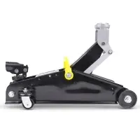 Домкрат подкатной AVS FJ-2000AL (поворотная ручка 360 градусов), 2т, 135-340мм. в кейсе