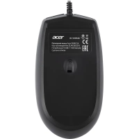 Мышь компьютерная Acer OMW126 черный оптическая (1200dpi) USB (2but)