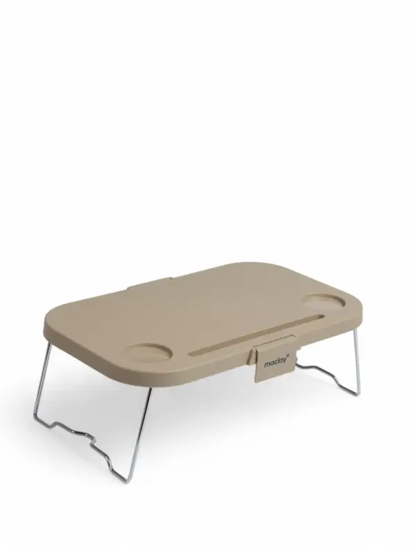 Корзина - столик maclay 2 в 1, складная, 47&times;28.5&times;23.5 см, бежевая