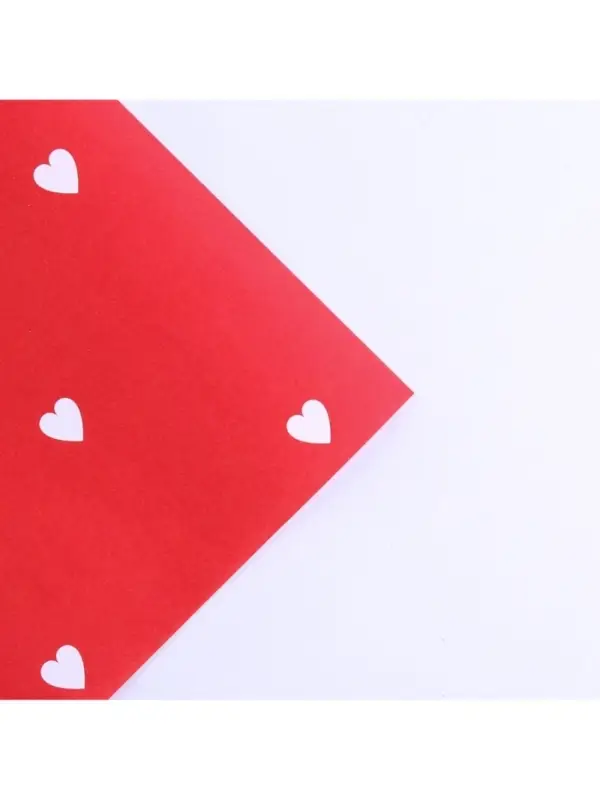 Бумага упаковочная крафтовая &laquo;Сердце для тебя&raquo;, 50&times;70 см