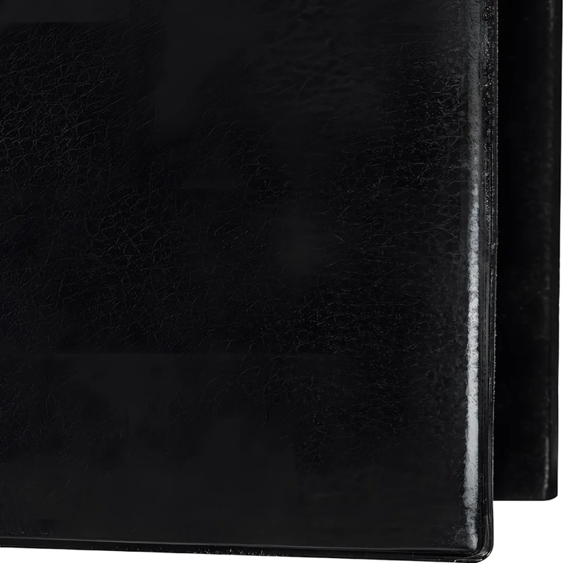 Папка Панорама на 4-х кольцах Attache черный 50мм Россия 1,5мм б/уг с Dмех