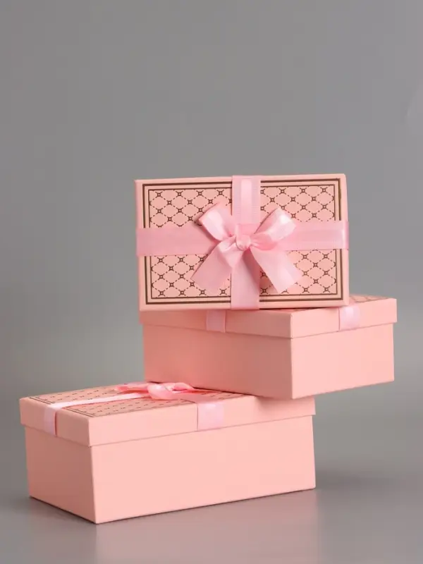 Наборок коробок 3 в 1 прямоугольные 23*16*9.5 21*14*8.0 19*12*6.5 см