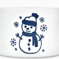Кружка новогодняя керамическая &laquo;Снеговик&raquo;, 320 мл, ручная работа