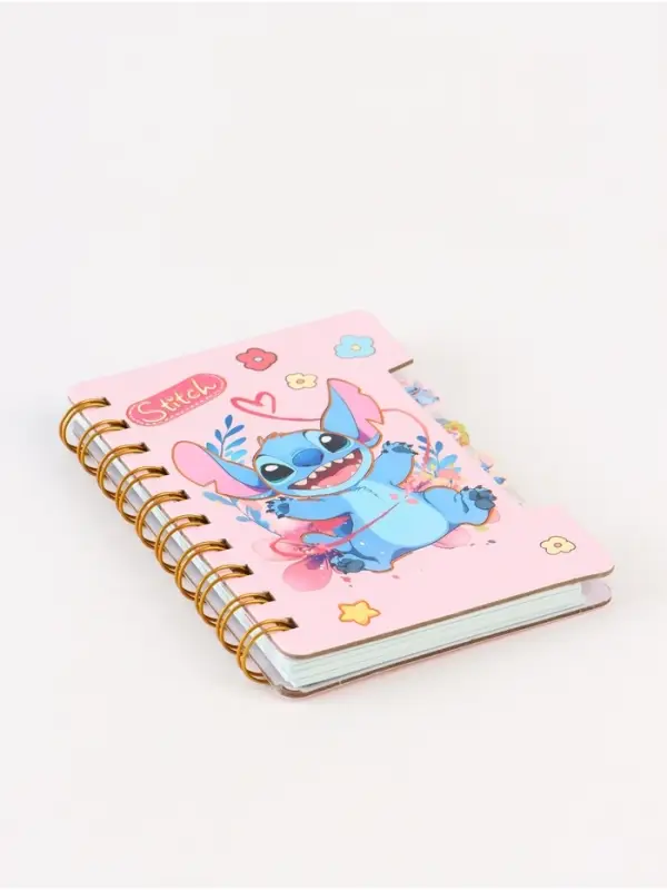 Блокнот с разделителями А6 “Стич”, 65л