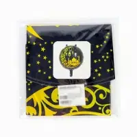 Воздушный шар фольгированный 18" круг "Рамадан" цвет черный, набор 5 штук