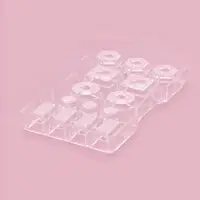 Форма для конфет и шоколада &laquo;Ассорти&raquo;, пластик, 14 ячеек, 20&times;12&times;2.5 см, прозрачная