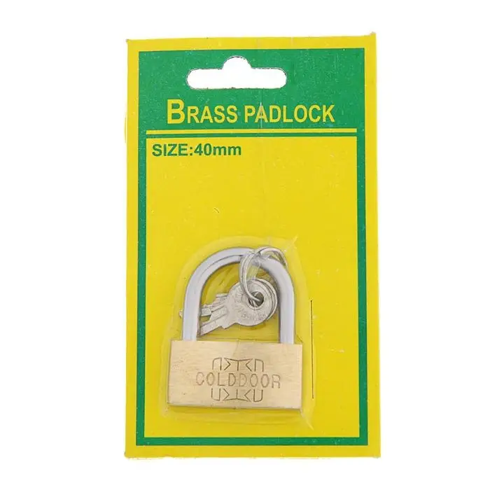 Замок навесной, тип 1, 33&times;40 мм, 2 ключа