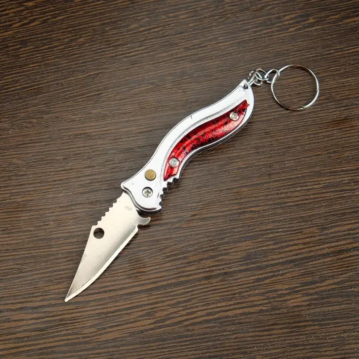 Нож перочинный складной Нож перочинный складной "Тигровый-2" 10,7см, клинок 45мм/1,2мм, микс