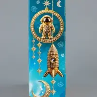 Подарочная коробка новогодняя "МалаХит" 25 х 5 х 15 см