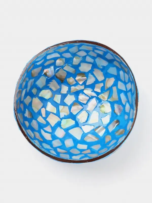 Чаша &laquo;Мозаика&raquo;, 14&times;14&times;6 см, кокос &plusmn; 1 см