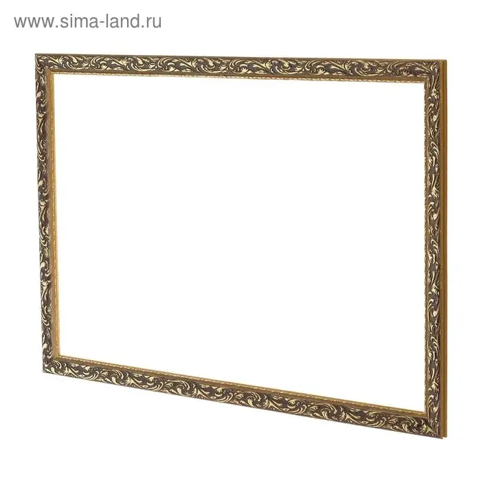 Рама для картин (зеркал) 60&times;90&times;4 см, дерево &laquo;Версаль&raquo;, золотая