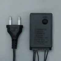Гирлянда &laquo;Нить&raquo; 10 м с насадками &laquo;Шарики 1.5 см&raquo;, IP44, тёмная нить, 100 LED, свечение зелёное, 8 режимов, 220 В