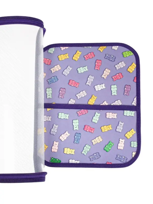 Папка для труда А4 Gummy, молния вокруг/откидная планка