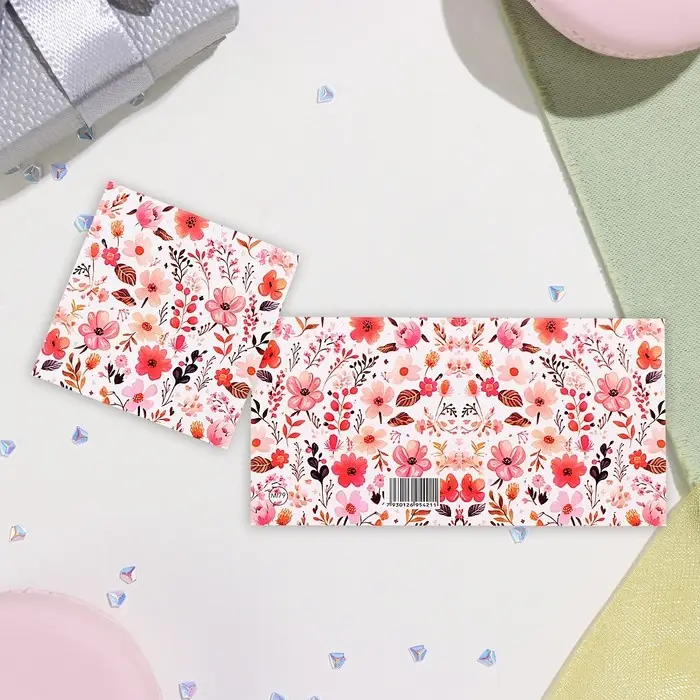 Мини-открытка  Мини-открытка "Цветочная" 7,5х7,5 см