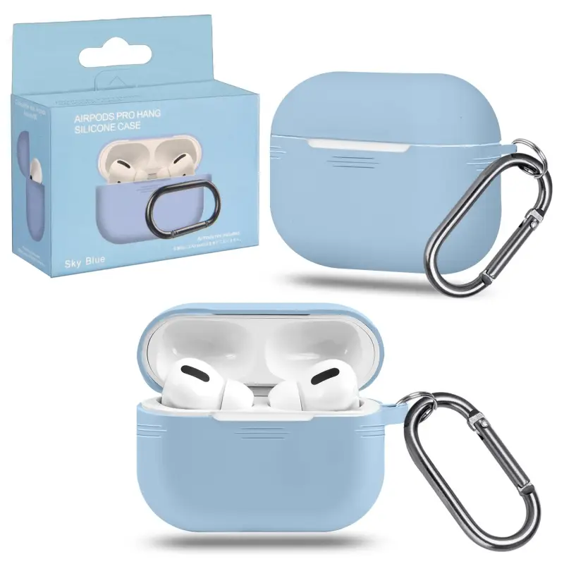 Чехол для AirPods Pro с карабином №16 Coast Blue