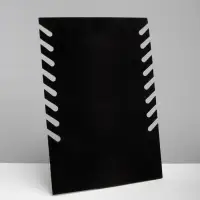 Подставка под кулоны, цепи QF, 19&times;9.5&times;28 см, чёрная