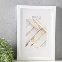 Фоторамка для фото 20&times;30 см &laquo;МИРАМ&raquo;, пластик, белый, (пластиковый экран)