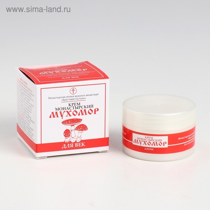 Монастырский крем для век «Мухомор» Монастырский крем для век «Мухомор»