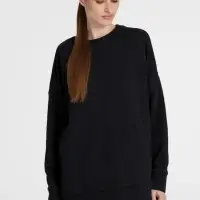 Свитшот унисекс S2, черный, размер XS/S