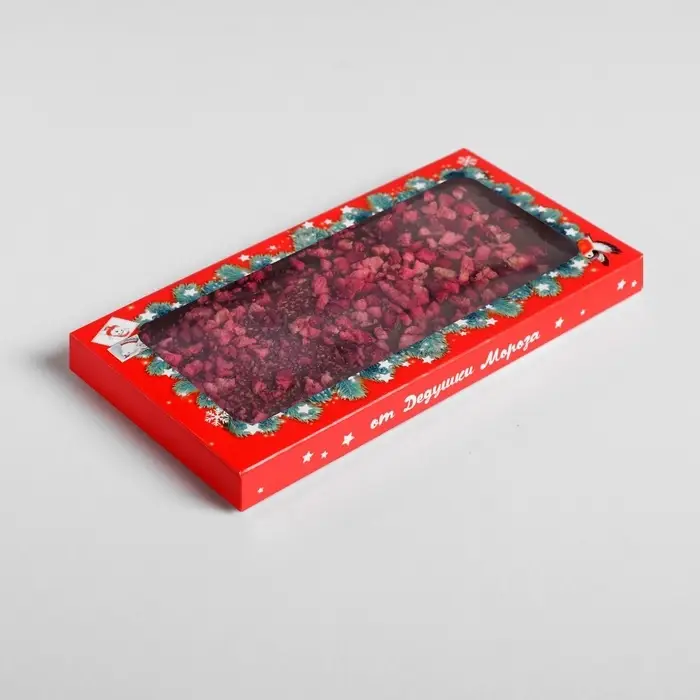 Коробка для шоколада «Письмо от Дедушки Мороза», с окном, 17 х 8.5 х 1.5 см Коробка для шоколада «Письмо от Дедушки Мороза», с окном, 17 х 8.5 х 1.5 см
