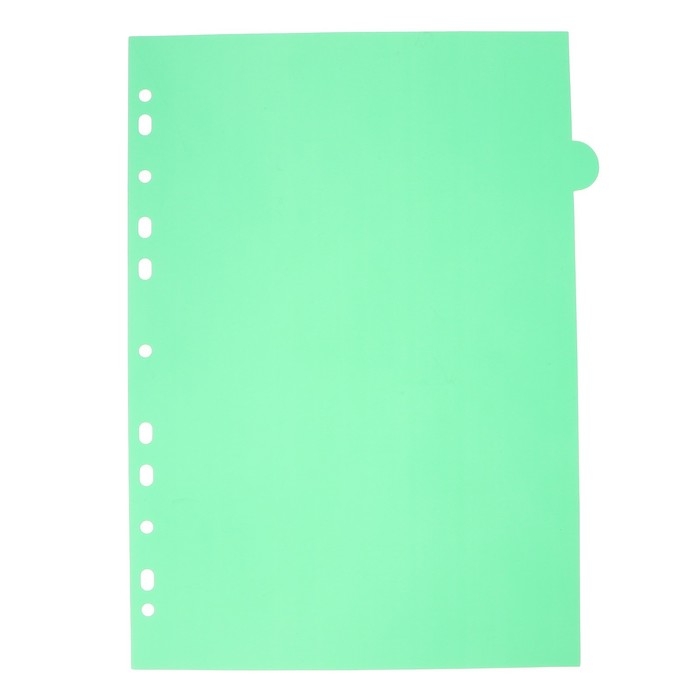 Разделитель листов A4 (245 x 305 мм), цветовой, 12 листов, Разделитель листов A4 (245 x 305 мм), цветовой, 12 листов, "deVENTE. Pastel", полипропилен 140 мкм, индивидуальная упаковка