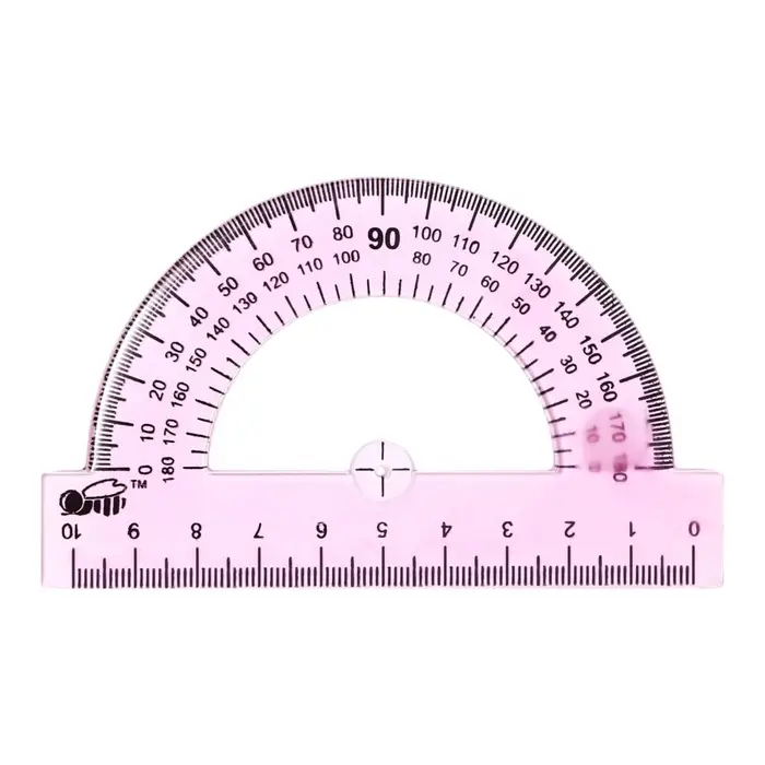 Транспортир 180°/10 см Calligrata, пластиковый, прозрачный, зелёный, МИКС Транспортир 180°/10 см Calligrata, пластиковый, прозрачный, зелёный, МИКС