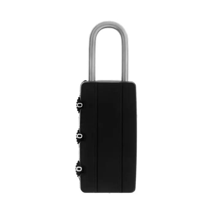 Замок навесной кодовый ТУНДРА, черный Замок навесной кодовый ТУНДРА, черный