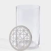 Ваза стекло настольная с крышкой "Альваро" 20х11,5 см, прозрачный