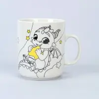 Кружка для росписи "Мечты дракончиков"  (без краски)