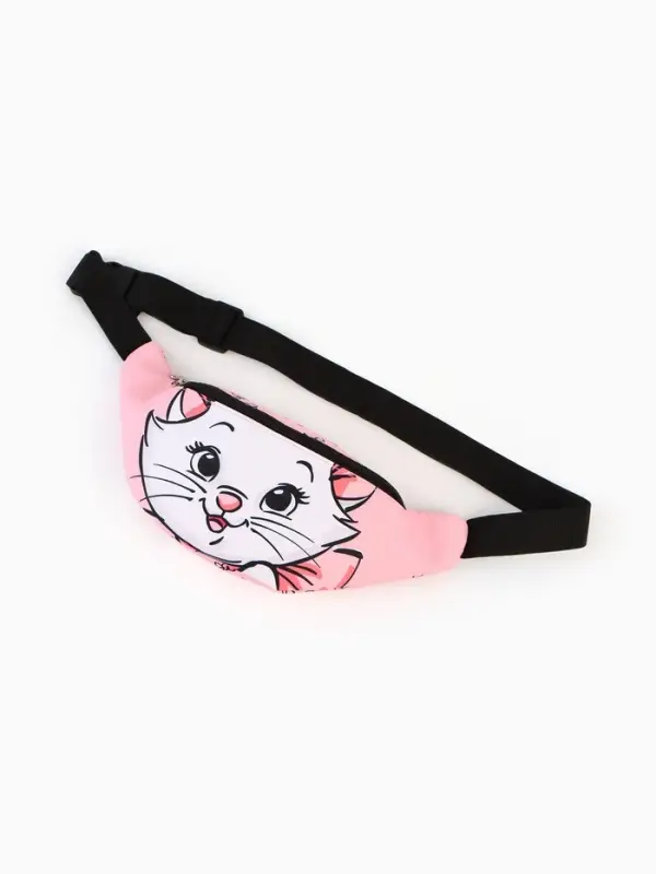 Сумка поясная детская для девочки &laquo;Кошечка Мари&raquo;, 25&times;6&times;13 см