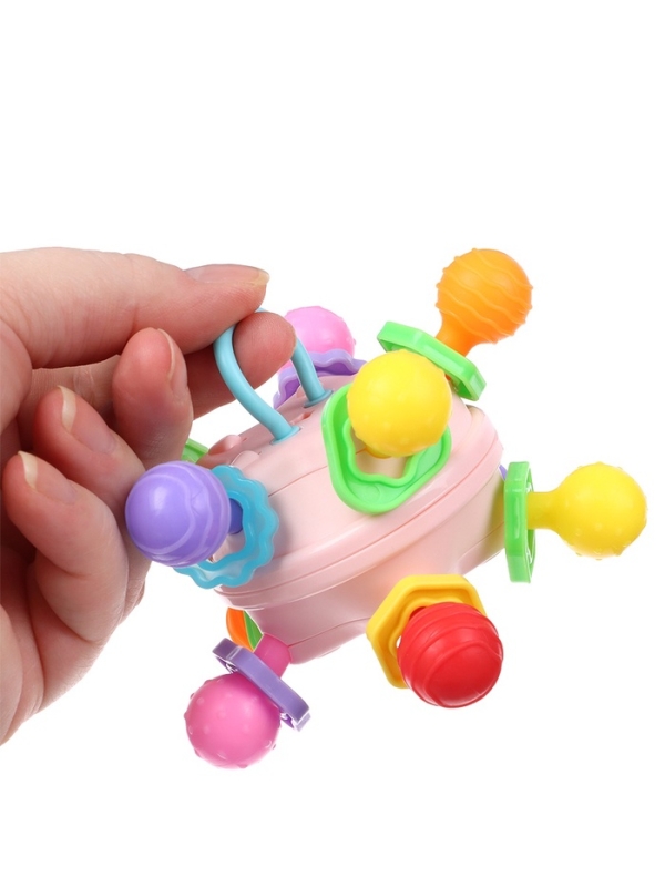 Развивающая сенсорная игрушка «Тянучка», с погремушкой, Крошка Я Развивающая сенсорная игрушка «Тянучка», с погремушкой, Крошка Я