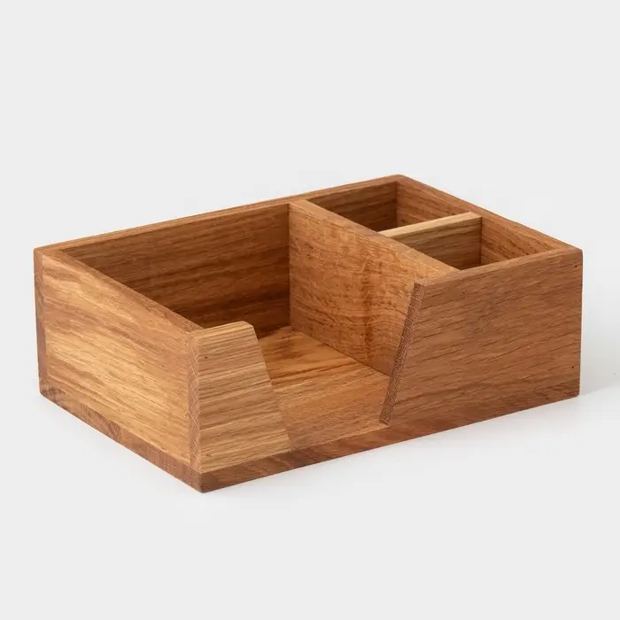 Подставка - салфетница деревянная Adelica, 21.5&times;15&times;7.5 см, дуб