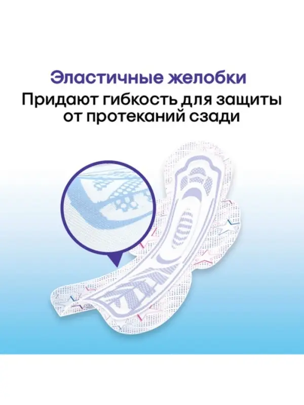 Прокладки ночные Kotex Night Ultra Soft & Dry, с крылышками, 7 шт.