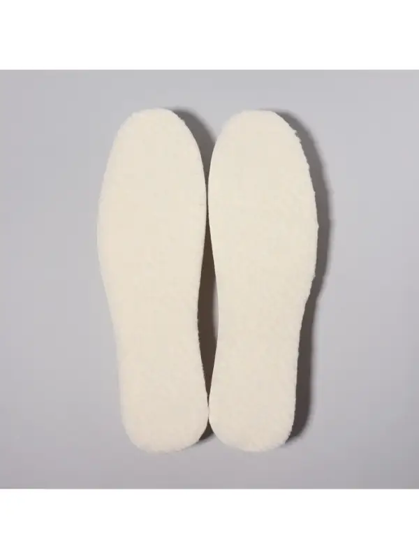 Стельки для обуви, универсальные, двухслойные, р-р RU до 46 (р-р Пр-ля до 46), 29 см, пара, бежевые