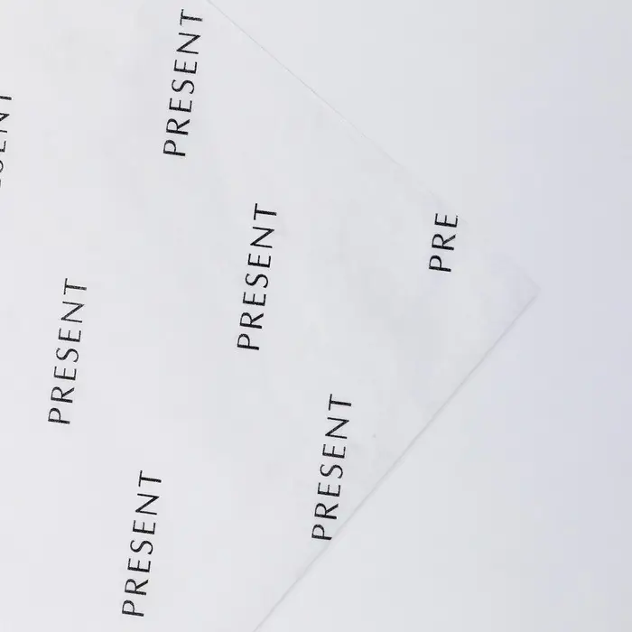 Бумага упаковочная тишью «Present», белая, 50 х 70 см Бумага упаковочная тишью «Present», белая, 50 х 70 см