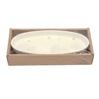 Свеча ароматическая в гипсе &laquo;Цветы&raquo; 21.5&times;8.7&times;4 см, 150 г, 25 ч