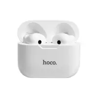 Наушники беспроводные Hoco EW34, TWS, вкладыши, Bluetooth 5.3, 30/250 мАч, белые