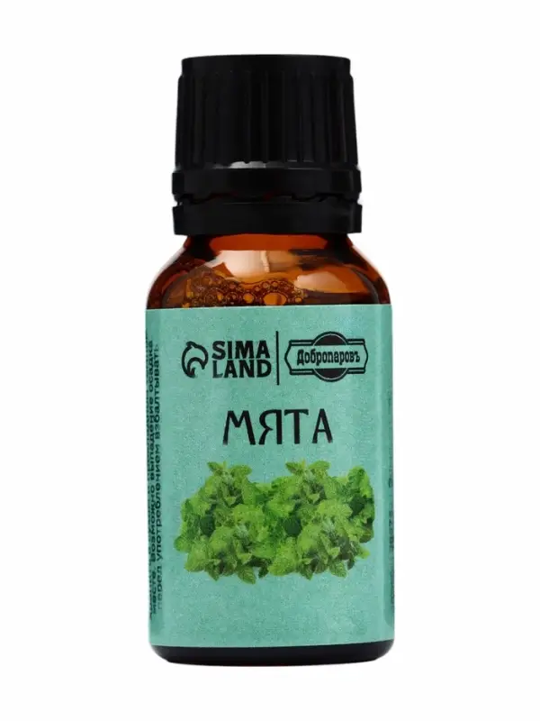 Эфирное масло &laquo;Мята&raquo;, флакон-капельница, 17 мл &laquo;Добропаровъ&raquo;
