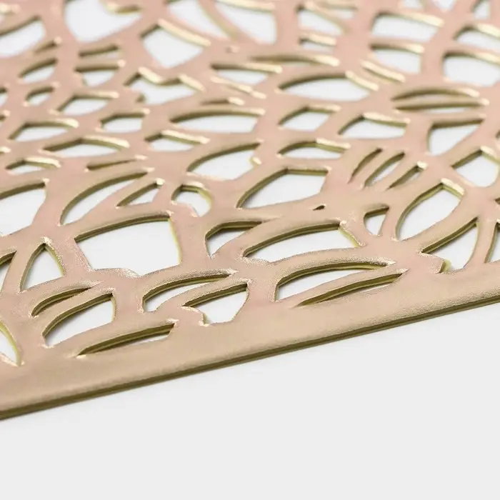 Салфетки сервировочные на стол Доляна &laquo;Астра&raquo;, 45&times;30 см, 4 шт., золотые