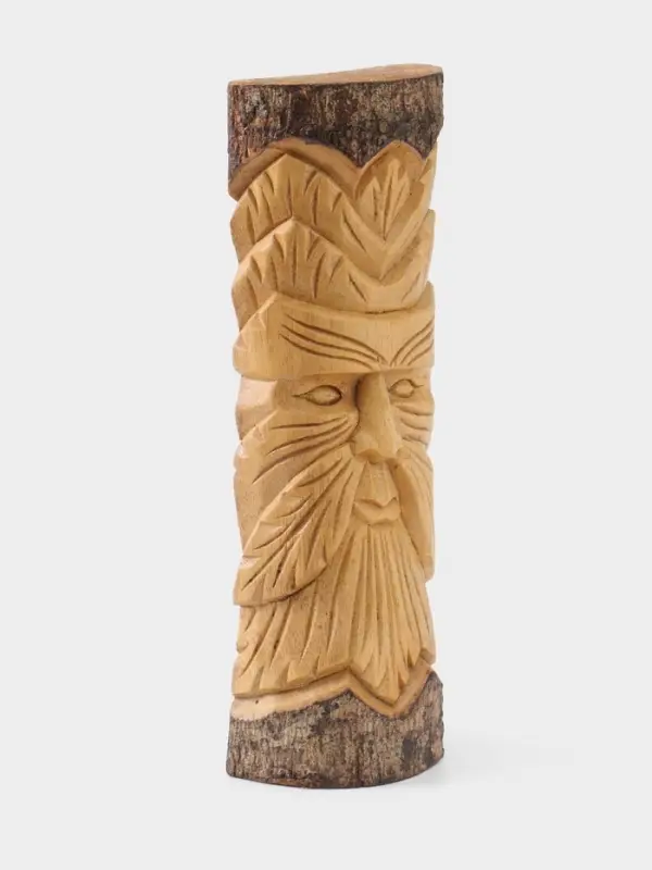 Маска сувенирная "Старец" дерево Джампинис 13х7х32 см