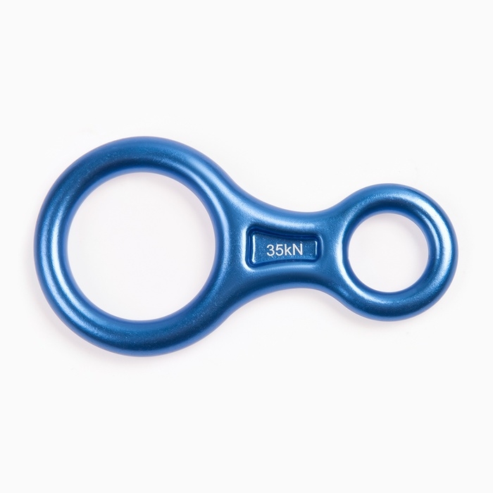 Спусковое устройство  Спусковое устройство "Восьмерка классическая" 14 х7 см, 35 КN, синий