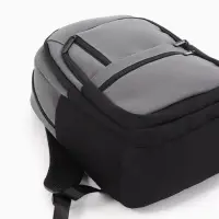 Рюкзак школьный, 2 отделения, 5 карманов, водонепроницаемое дно, 26&times;14&times;39 см, серый