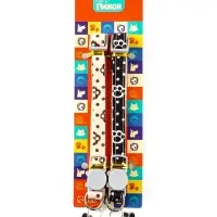 Набор ошейников для кошек &laquo;Лапки&raquo;, 19-32&times;1 см, 2 шт.