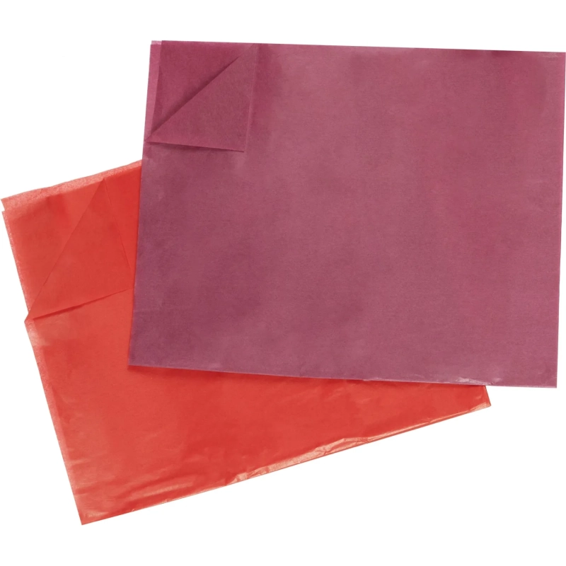 Бумага Тишью  10 листов/наб, красный / бордовый 2-144/05