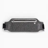 Сумка поясная туристическая, влагозащитная, 32&times;12 см, серая