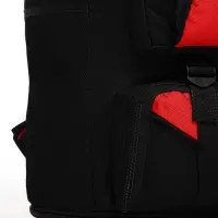 Рюкзак туристический 37 л, с увеличением, карманами, красный