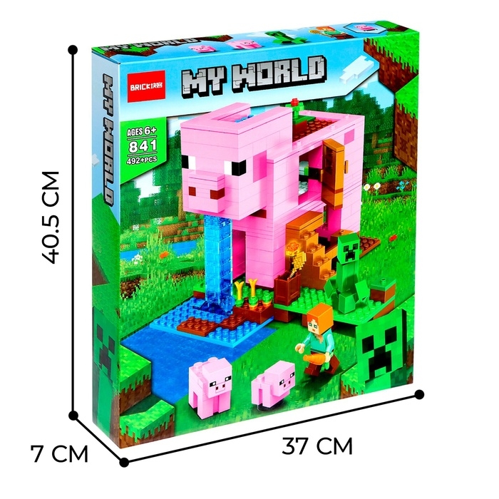Конструктор Мой Мир «Храм Свинюшки», 492 деталей Конструктор Мой Мир «Храм Свинюшки», 492 деталей